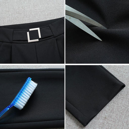 TZMZ-秋冬新款加绒加厚大码裤子女宽松显瘦高腰松紧洋气休闲哈伦打底裤 商品图1