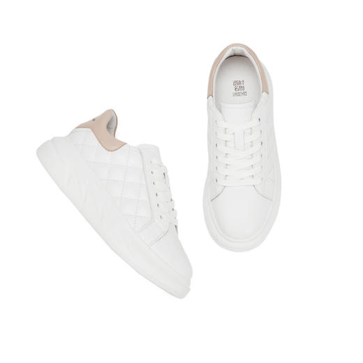 西村名物2020秋冬新款小白鞋麦昆鞋厚底X20CM32661 商品图1