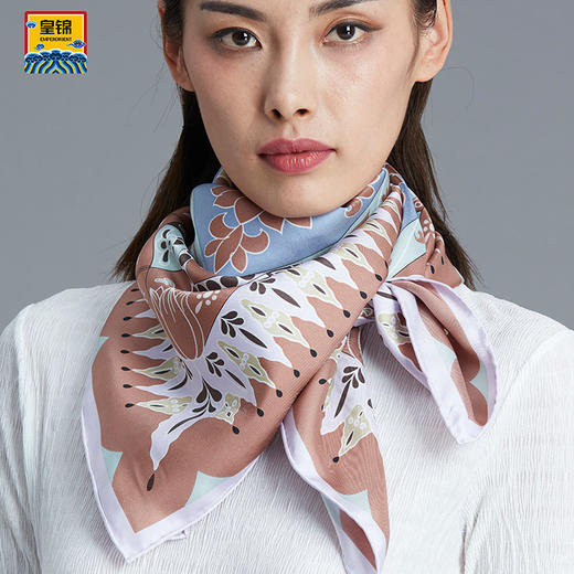 【皇锦】和平鸽真丝丝巾 商品图0