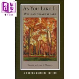 【中商原版】As You Like It 英文原版 皆大欢喜 William Shakespeare