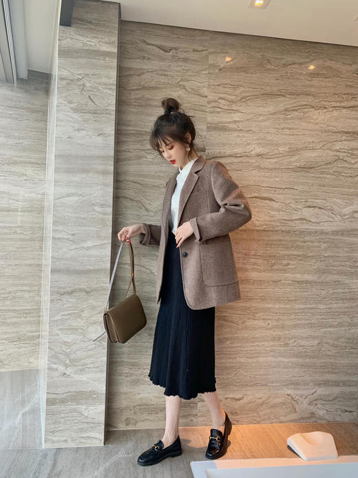 【百图lulu好物】【经典乐福鞋】超软，一脚蹬入温柔乡，可以穿着去跑马拉松的，马鞍扣 经典 超纤皮质乐福鞋 商品图6