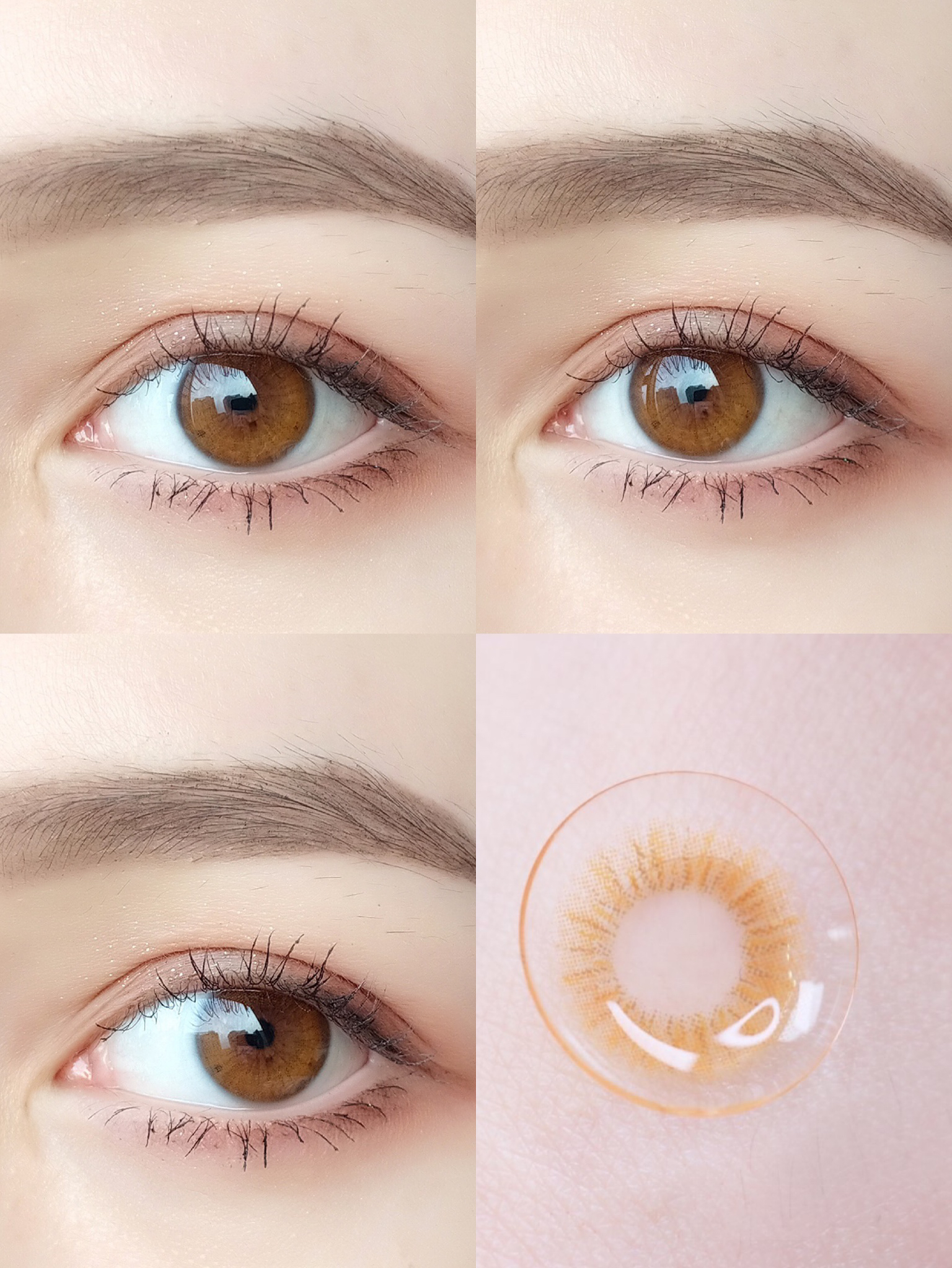 seenconnude原色棕140mm美瞳