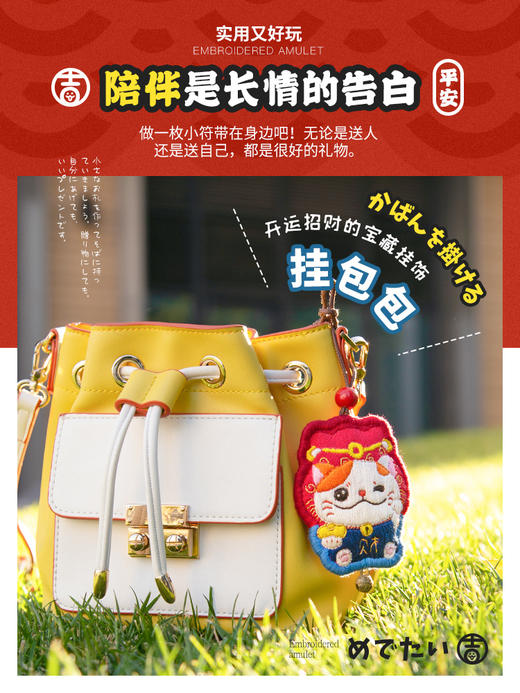 锦鲤平安符车挂件，情侣挂饰，3种可选哦 商品图2