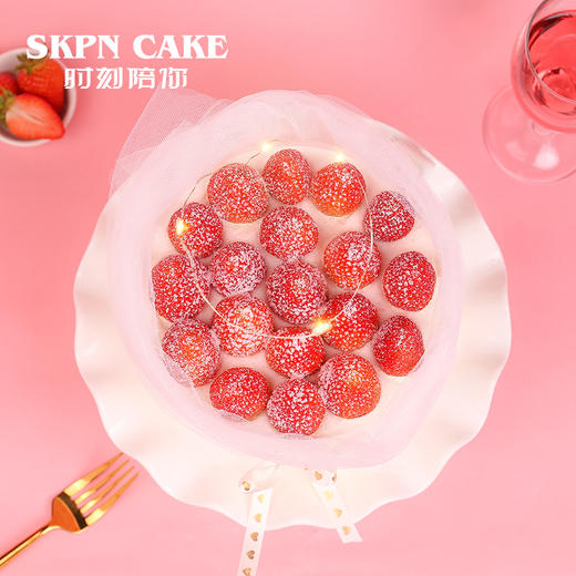 草莓诱惑鲜果生日蛋糕【仙女都爱草莓满满】 商品图4