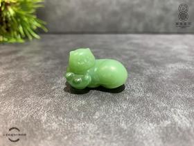 【御珠宫坊】碧玉猫挂件