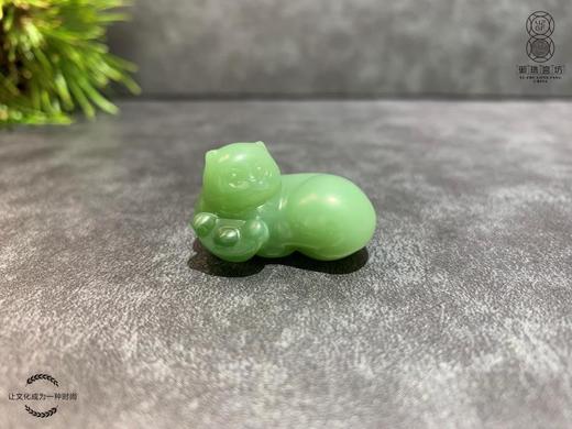 【御珠宫坊】碧玉猫挂件 商品图0