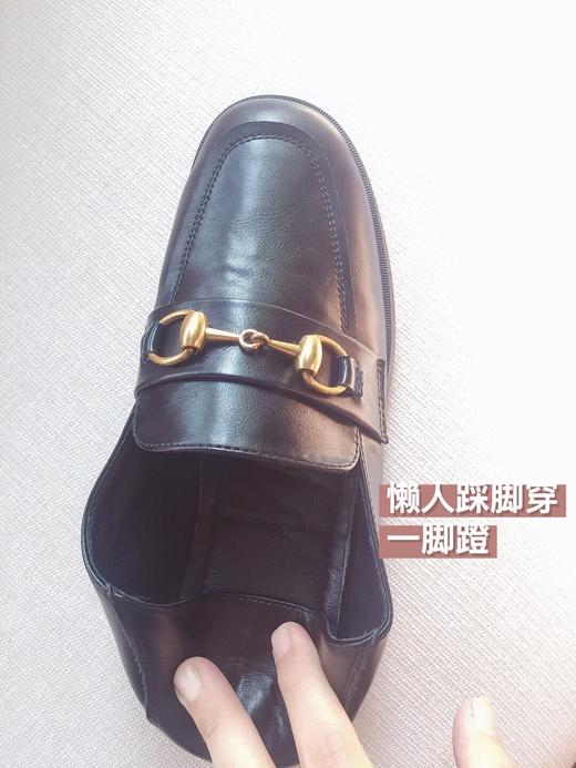 【百图lulu好物】【经典乐福鞋】超软，一脚蹬入温柔乡，可以穿着去跑马拉松的，马鞍扣 经典 超纤皮质乐福鞋 商品图8