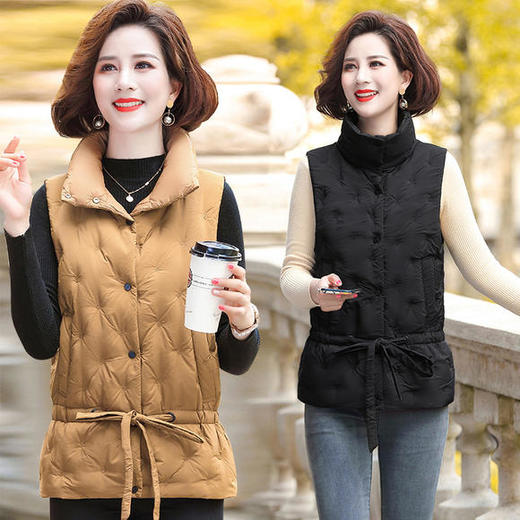 YCE-9-8776羽绒服羽绒马甲休闲宽松背心外套 商品图0