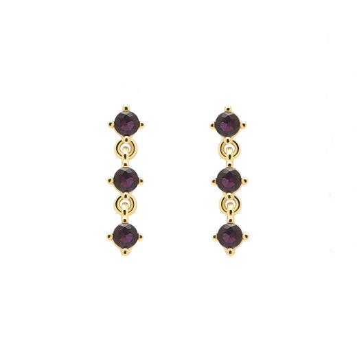 北京仓｜PD Paola-Cavalier-Lux-深紫 三星坠 耳环  [西班牙设计师] 商品图1