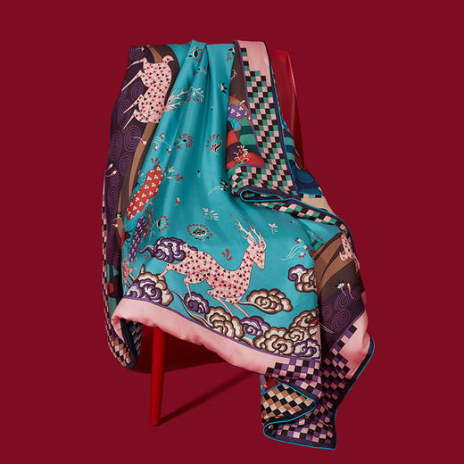 【皇锦】九色鹿·印花蚕丝被 商品图0