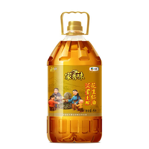 福临门家香味沂蒙土榨花生仁油5L/桶 商品图0