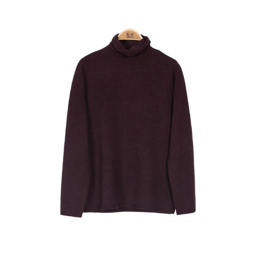 羊绒世家2020早春新款女士高领100%山羊绒衫修身内搭保暖针织毛衣 商品图12