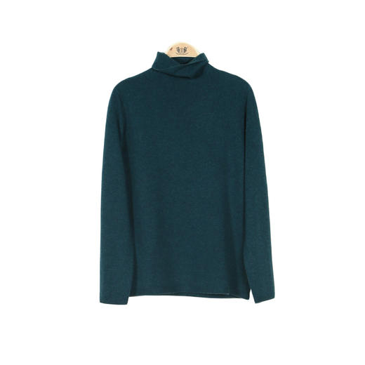 羊绒世家2020早春新款女士高领100%山羊绒衫修身内搭保暖针织毛衣 商品图11