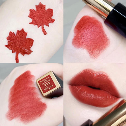 雅诗兰黛esteelauder倾慕口红大表姐豆沙色精油系列显色持久35g