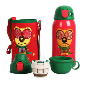 杯具熊beddybear630ml三盖礼盒款棒棒熊