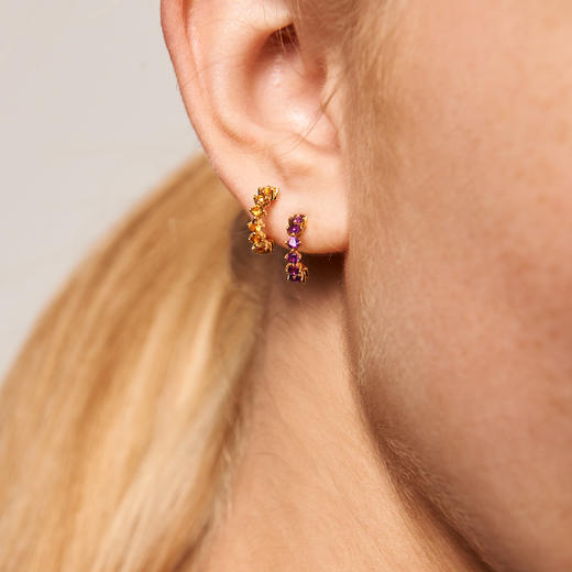 北京仓｜PD Paola-CITRIC-Yellow Bird-晶黄 小耳圈 耳环  [西班牙设计师] 商品图4