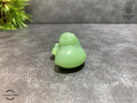 【御珠宫坊】碧玉猫挂件 商品图1