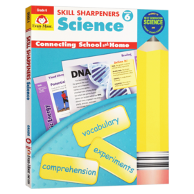 技能铅笔刀 科学练习册 六年级 英文原版 Skill Sharpeners Science Grade 6 美国加州小学教辅 英文版 进口原版英语书籍