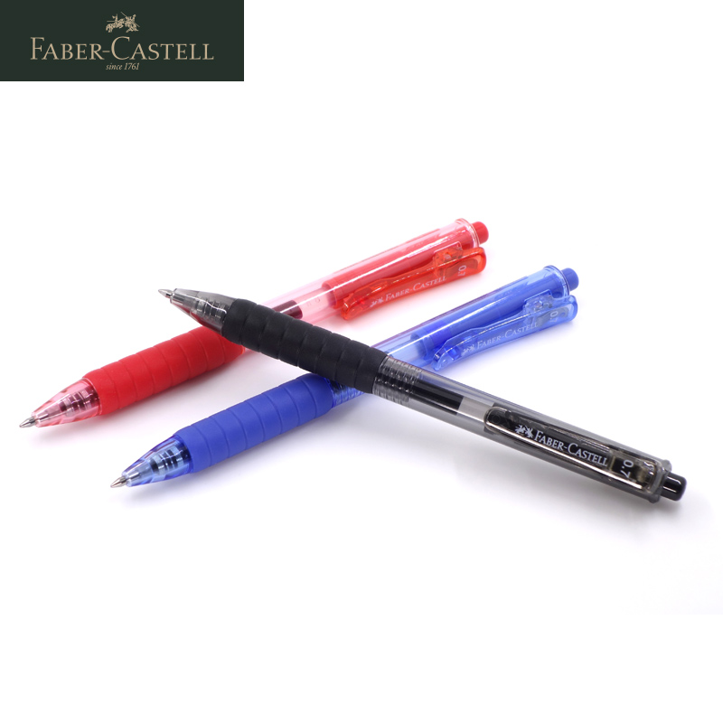 德国辉柏嘉 “Super Clip Gel”中性笔 0.5/0.7mm 红/蓝/黑色