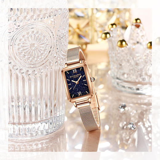 日本轻奢气质小方表 时尚精致 复古典雅 个性百搭 细腻亲肤 防水手表