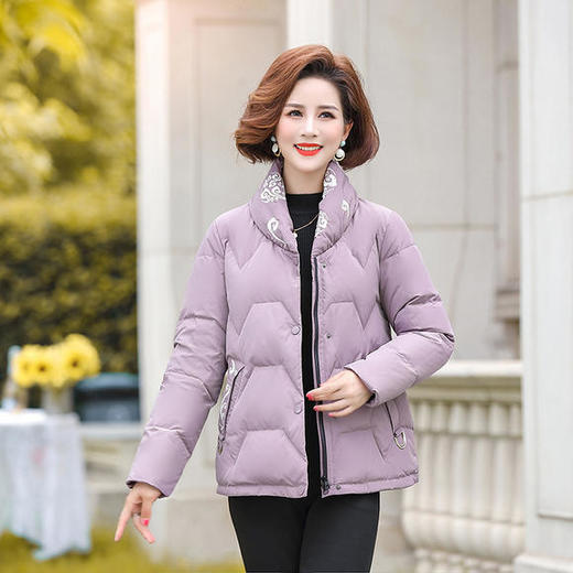 YCE-9-8610休闲时尚显瘦立领羽绒服外套 商品图2