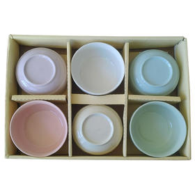 【推荐】陶瓷碗筷6碗6筷