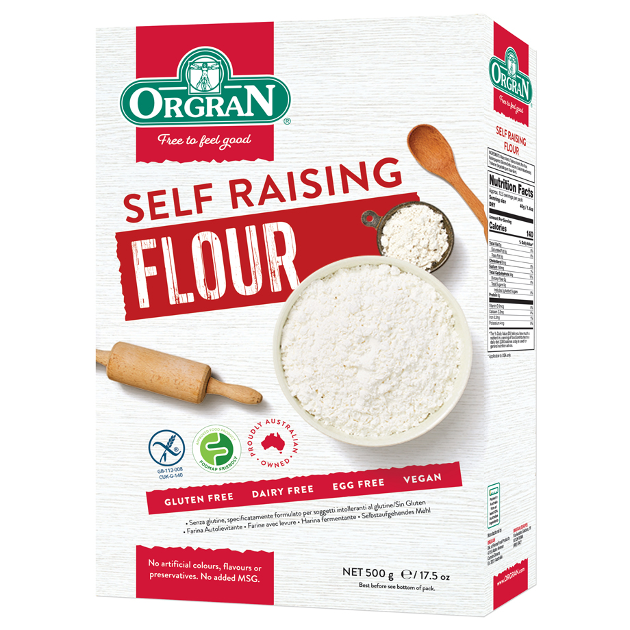 Orgran澳冠无麸质无面筋无小麦低敏 多用途自发面粉 500g（2023.9.29到期）