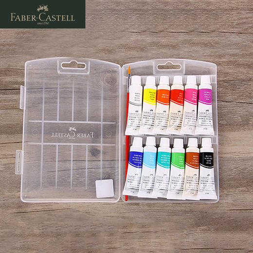 德国辉柏嘉 红系列 学生水粉颜料 12色 商品图1