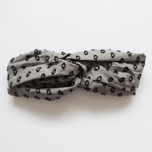 HUGOJIRO宽版发带插画毛圈圈 商品图2