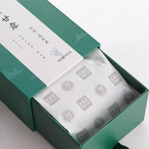 【新茶上市】艺福堂  明前特级眉秀茗 青叶甘露 2024年新茶 100g/盒 商品图3