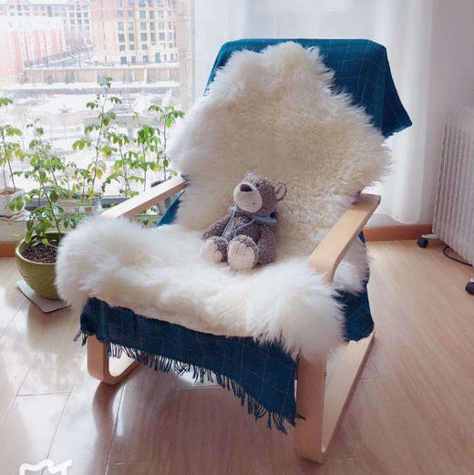 【限量发售】新疆阿勒泰纯手工羊毛皮毯 商品图1