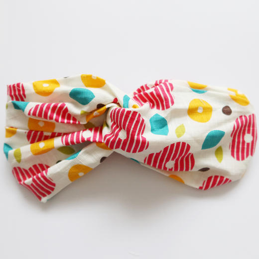 HUGOJIRO宽版发带插画可爱花花 商品图1