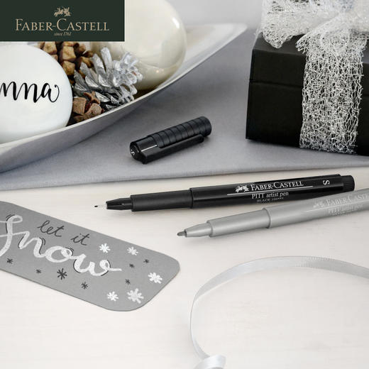 德国辉柏嘉 蓝系列 “Pitt” 软头水性马克笔手绘套装 商品图1