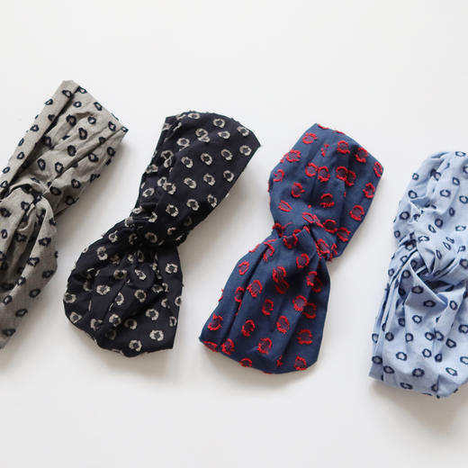 HUGOJIRO宽版发带插画毛圈圈 商品图0