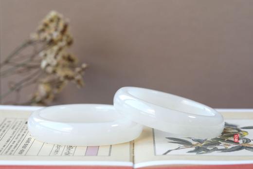 和田玉(羊脂玉)手镯--平安镯（圈口请备注留言） 商品图12