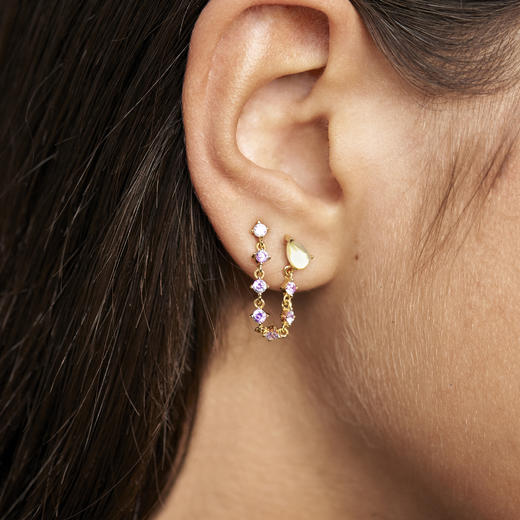 北京仓｜PD Paola-Cavalier-Joanne-紫丁香 耳骨链 耳环（两个耳针）  [西班牙设计师] 商品图0