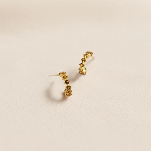 北京仓｜PD Paola-CITRIC-Yellow Bird-晶黄 小耳圈 耳环  [西班牙设计师] 商品图1