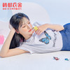 韩都衣舍2021夏装新款韩版女装上衣香味蝴蝶印花短袖T恤RE7390瑭 商品缩略图1