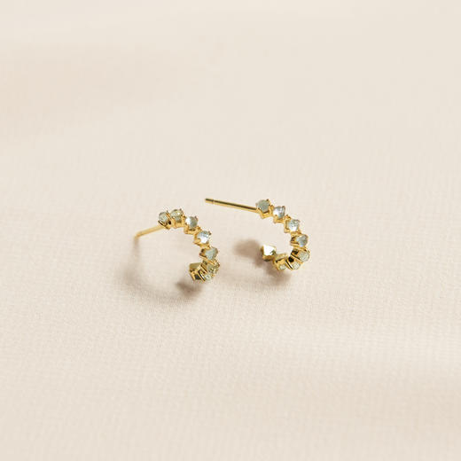 北京仓｜PD Paola-CITRIC-Mint Bird-薄荷 小耳圈 耳环  [西班牙设计师] 商品图3