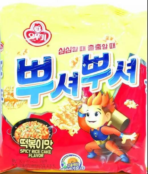不倒翁干脆面炒年糕90g오뚜기뿌셔뿌셔떡볶이맛90g 商品图0