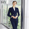 IWY/藏青色职业西装套装商务办公时尚气质通勤高端售楼部销售正装 CP947 商品缩略图0