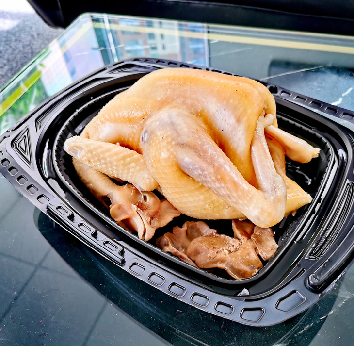 乐阳江嫩滑入味秘制竹盐盐焗鸡现点现做65元市区包送货