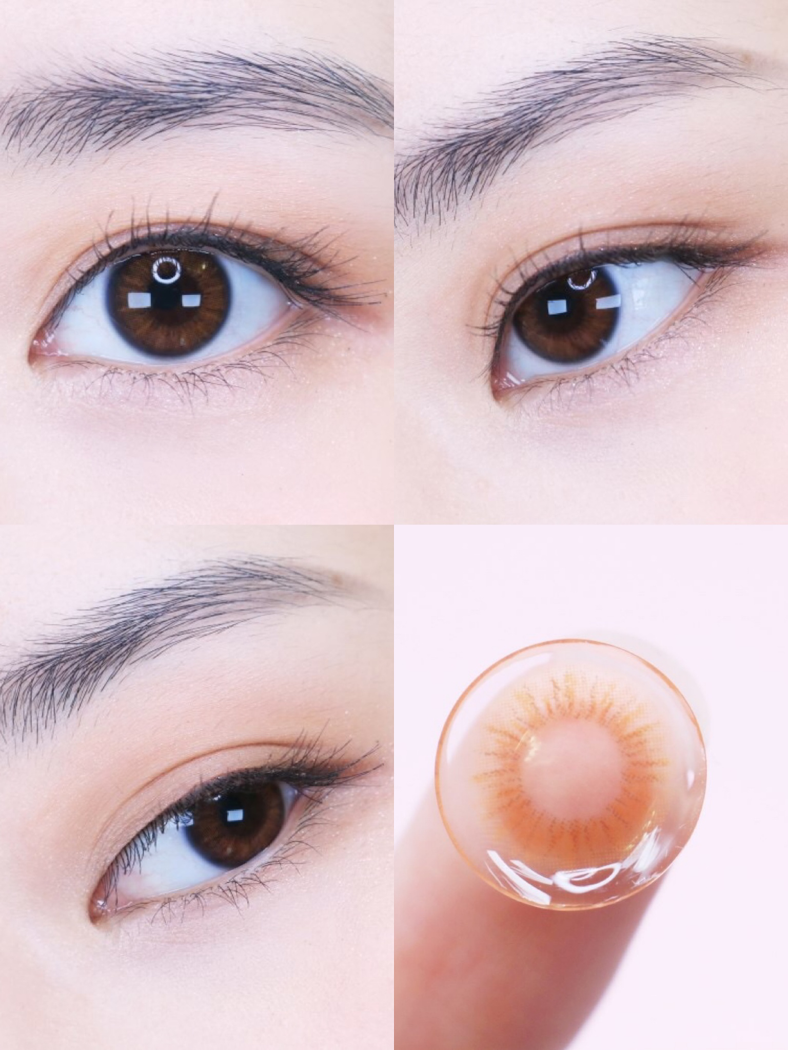 seenconnude原色棕140mm美瞳