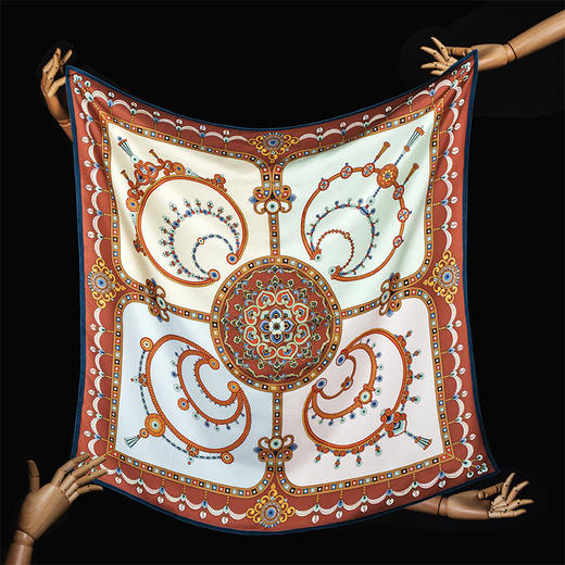 【皇锦】妙色璎珞·丝巾 商品图1