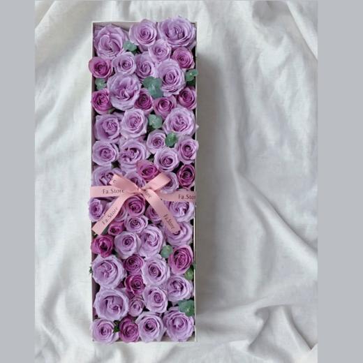 《一辈紫》-优雅紫色玫瑰花盒 商品图0