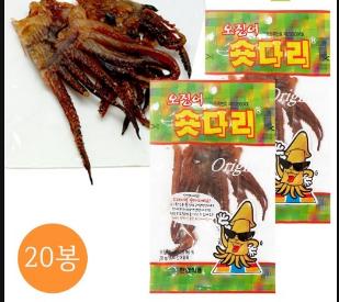 汉阳鱿鱼爪小腿原味20g오징어숏다리20g 商品图1