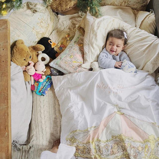 Atelier Choux 法国轻奢棉四季被 儿童被双面印花300支 可机洗 婴童被子 幼儿园午睡被 100*130cm 商品图4