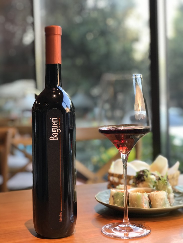 巴瑰丽梅洛干红葡萄酒baguerimerlot2016