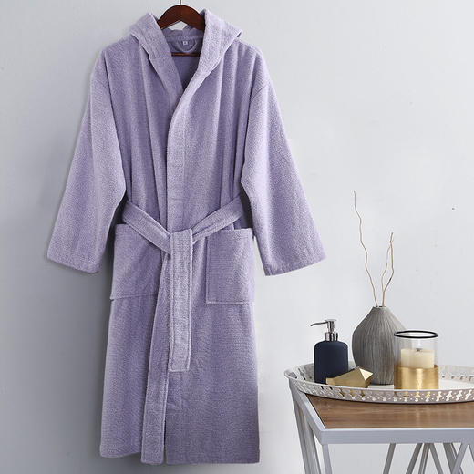 康尔馨 棉花堡连帽浴衣 土耳其进口 加厚秋冬浴衣