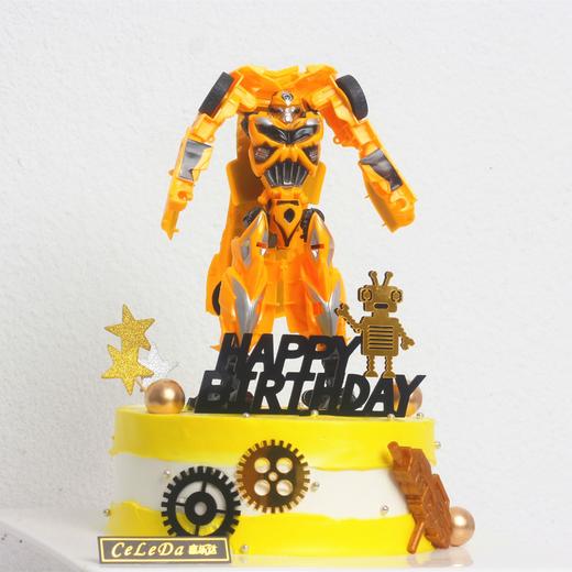 【优品系列】---【大黄蜂】变形金刚--儿童蛋糕 商品图0